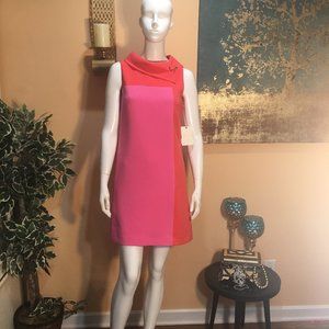 Alex Marie Pink &  orange  Pattern sleeveless dress size 2